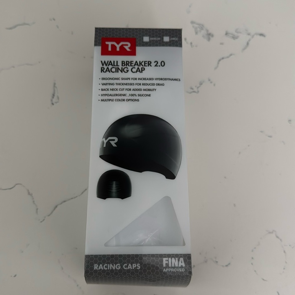 TYR wallbreaker 2.0 swim cap